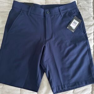 Men's Navy Golf Shorts